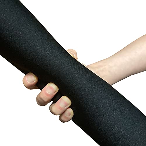 Joewuzun Pair of Boat Trailer Guide Pole Pad and Cover Heavy Duty Canvas Boat Trailer Capped Guide Pole Pad Cover- Black (59in)