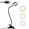 Clip on Desk Lamp, ZIKO Clip on Lights 48 LED USB Book Light 3 Color Modes 10 Brightness Dimmable Eye Protection Reading Light for Bed 360 Degree Flexible Gooseneck Clamp Lamp for Work Study