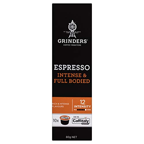 Grinders Espresso Caffitaly Coffee Capsules, 80 Pack