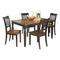 Signature Design by Ashley Owingsville Rustic Farmhouse Dining Room Table, Black & Brown