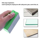 CHICIRIS 4Pcs Diamond Sanding Block, Diamond Hand Tile Polishing Pads, Sanding Pads Tiling Tools, Sandpaper Block 60# 100# 200# 400#, for Tile, Stone, Glass, Metal, Wood Trimming Deburring