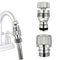 Dishwasher,Washer Snap Coupling Adapter,Shower Hose, Garden Hose(3/4GHT) Quick Connection, for Bathroom/Kitchen,Sink to Hose Adapter Faucet Hose, Sink Quick-fit Attachment (Quick-Connect)