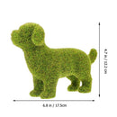 generic Artificial Moss Rocks Dog Shape Faux Green Moss Covered Stones Green Moss Balls Decorative Turf Flocking Animal Flocking for Flowerpot Plant Garden Lawn Crafts Wedding Decor