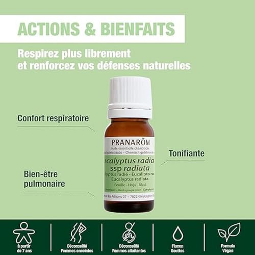 Pranarôm - Eucalyptus Radiata Essential Oil - Leaf - 10 ml