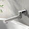 Cefito Bathroom Mixer Spout Wall Bath Tap Round Swivel Shower Bathtub Chrome