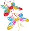 2pcs Symphony Angel Wings Butterfly Balloon Butterfly foil Balloons Inflatable Angel Wings Fairy Birthday Party Supplies Animal Balloons Color Balloons Forest Party Decorations