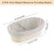 2 Packs 10 inch Oval Banneton Bread Proofing Basket Set,PIOGHAX Sourdough Proofing Bowls Bread Banneton Basket & Cloth Liner for Professional and Home Baker