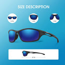 Duduma Polarized Sports Sunglasses for Men Women Baseball Running Cycling Fishing Golf Tr90 Durable Frame