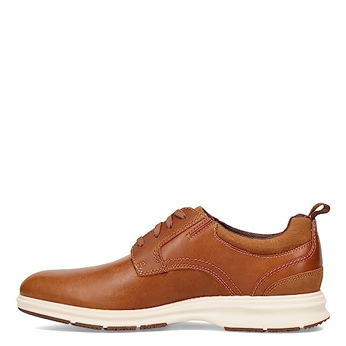 ROCKPORT Men's Total Motion City Plain Toe Sneaker, Tan, 6.5 US Wide