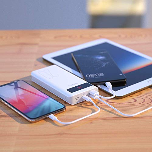 ROMOSS 20000mAh 18W Portable Charger, Sense 6PS+ USB C Power Bank,3 Outputs & 3 Inputs External Battery Packs for iPhone 14/13/12, iPad, Samsung S22/S21/S20, Nintendo Switch, GoPros and More