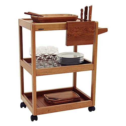 Tramontina Australia Barbecue Trolley with Knife Block, Brown, 13198070