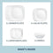 Corelle Cherish 16pc, Service for 4, Dinnerware Set, 8 Plates 8 Bowls, Chip & Break Resistant, Dinner Plates and Dinner Bowls, Corelleware Plates, White