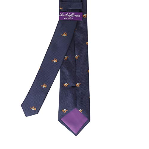 Horse Racing Ties for Men | Equestrian Rider | Animal Lover Novelty Neck Ties Present for Him | Horse Pony Racing | Jockey Mens Happy Neckties | (RACING HORSE)