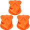 3 Cool Face Covering Seamless Summer Neck Gaiters for Men Balaclava Sun Protection for Outdoor (Fluorescent Orange)