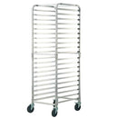 VEVOR Bun Pan Rack, 20-Tier Commercial Bakery Racks with Brake Wheels, Aluminum Racking Trolley Storage for Half & Full Sheet, Speed Rack for Kitchen Home, Bread Baking Equipment, 660x517x1767 mm