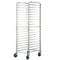 VEVOR Bun Pan Rack, 20-Tier Commercial Bakery Racks with Brake Wheels, Aluminum Racking Trolley Storage for Half & Full Sheet, Speed Rack for Kitchen Home, Bread Baking Equipment, 660x517x1767 mm