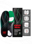 {220+lbs} Plantar Fasciitis Strong Arch Support Insoles Inserts Men Women - Flat Feet - Orthotic Insoles High Arch for Arch Pain - Work Boot Shoe Insole - Heavy Duty Support Pain Relief (S, Green)