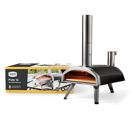 Ooni Fyra 12 Wood Fired Outdoor Pizza Oven – Portable Hard Wood Pellet Pizza Oven – Ideal For Any Outdoor Kitchen…