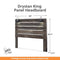Signature Design by Ashley Drystan Rustic Panel Headboard ONLY with USB Charging Stations, King, Brown