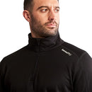 Timberland PRO Men's 1/4 Zip Understory Fleece Top, Jet Black, Medium