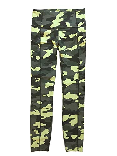 LULULEMON Fast and Free 7/8 Tight 25", Heritage 365 Camo Crispin Green Multi, 12