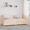 vidaXL Solid Wood Pine Day Bed Living Room Bedroom Furniture Wooden Sleepover Overnight Bed Sofa Couch Occasional Bed Seating 80x200 cm