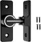 1PC Luminous Sliding Door Latch Lock,Barn Door Lock,90 Degree Gate Latches Heavy Duty Flip Latch Safety Door Bolt Latch,90 Degree Self Luminous Sliding Barn Door Latch,Door Bolt Latch Lock for Barn