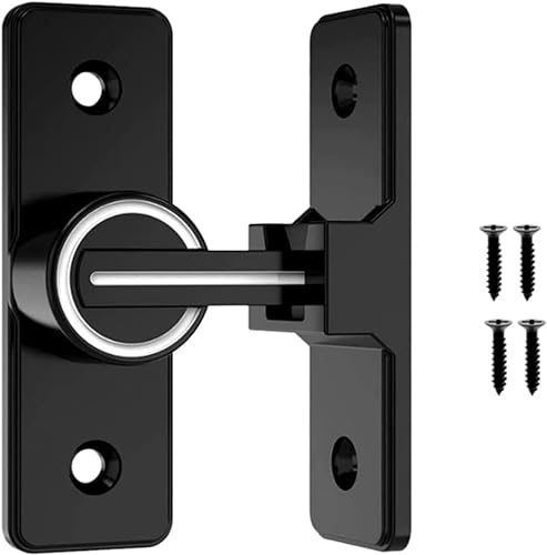 1PC Luminous Sliding Door Latch Lock,Barn Door Lock,90 Degree Gate Latches Heavy Duty Flip Latch Safety Door Bolt Latch,90 Degree Self Luminous Sliding Barn Door Latch,Door Bolt Latch Lock for Barn