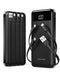 Charmast 2 Packs 10000mAh Power Bank Built in 4 Cables, Slim USB C Portable Charger, LED Display External Battery Pack with 6 Output and 3 Input, Compatible with iPhone, Samsung,and More(Black+Black)
