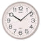 SEIKO QXA014SLH Classic Numbered Wall Clock with Quiet Sweep, Silver