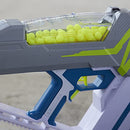 NERF Hyper Mach-100 Fully Motorized Blaster, 80 Hyper Rounds, Eyewear, Up to 110 FPS Velocity, Easy Reload, Holds Up to 100 Rounds
