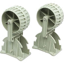 Marine Flip-up Retrackable Dinghy Wheels Pair Nylon Inflatable Boat Launching Wheels/Boat Dolly