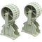 Marine Flip-up Retrackable Dinghy Wheels Pair Nylon Inflatable Boat Launching Wheels/Boat Dolly