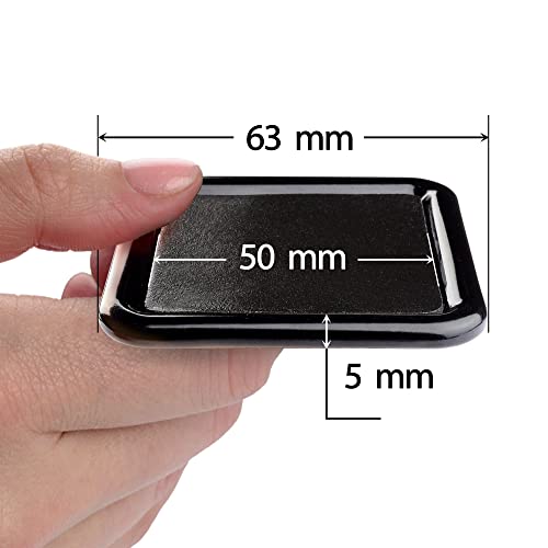 Furniture Sliders for Hardwood Floors X-Protector 12 PCS – 50 mm Furniture Floor Protectors – Premium Furniture Casters – Table Feet Pads – Carpeted Pads – Moving Furniture Pads Sliders!