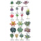 Artigreen 20 Pcs Artificial Succulent Plants Unpotted Echeveria Picks Succulent Plants Mixed Bulk Stems Assorted Mini Plant for Home Indoor Fairy Garden Decoration