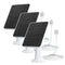 Solar Panel Charger Compatible with Arlo Ultra/Ultra 2/Pro 3/Pro 4/Pro 3 Floodlight Security Camera, 5V 4W Solar Panels Charging IP65 Weatherproof with 3M Charging Cable Adjustable Wall Mount (3 Pack)