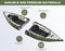 WOLF ARMOR Inflatable Recreational Touring Kayak with 2 Adjustable Seats and 1 Inflatable Child Seat, 3 Person inflatable Kayak with All the Accessories, Lake, River, and Ocean Kayaks Boat