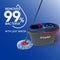 O-Cedar EasyWring RinseClean Microfiber Spin Mop & Bucket Floor Cleaning System with 3 Extra Refills, Grey, (169429)
