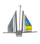 SEACHOICE 41640 Utility Anchor â€“ Hot-Dipped Galvanized Steel â€“ with Slip Ring Shank â€“ 15E â€“ for 28-to-30-Foot Boats