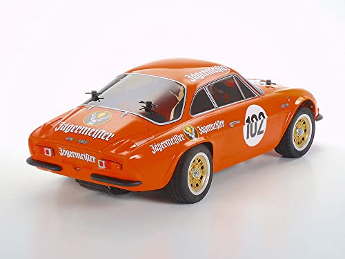 TAMIYA 58708 1:10 RC Renault Alpine A110 Hunterm. M-06 Remote Control Car, RC Vehicle, Model Making, Assembly, Hobbies, Crafts, Multi-Colour, Orange