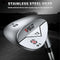 PGM Wedge - 72 Degrees Premium Sand Wedge, Lob Wedge for Men & Women - CNC Textured - Bunker Buster Escape Bunkers and Save Strokes Around The Green-High Loft Golf Club (Silver-)