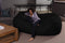 Sofa Sack - Plush Bean Bag Sofas with Super Soft Microsuede Cover - XL Memory Foam Stuffed Lounger Chairs for Kids, Adults, Couples - Jumbo Bean Bag Chair Furniture - Black 7.5'