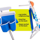 Sturdy & Lightweight Backpack Beach Chair – AI Designed & Crafted/Bundle of 2 Units (Sunset)