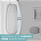Zenna Home NeverRust Aluminum Double Curved Tension Shower Curtain Rod, 50 to 72-Inch, Chrome