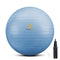 primasole Yoga & Exercise Ball for Balance Stability Fitness Workout Pilates at Home Office & Gym with Inflator Pump (17.7 inch Pale Gray) PSS91NH057A