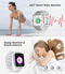 Smart Watch Men Women Bluetooth Answer Make Call for Android iOS 21 Sport Modes Fitness Activity Tracker 1.83" Square Screen Heart Rate Sleep Monitor IP67 Waterproof Gray Silicone Couple Smartwatch