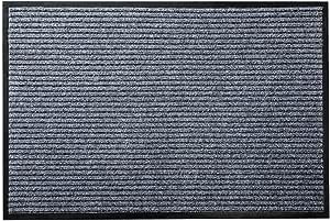 DI4Y | Front Door Mat Welcome Mats - Entryway Mats for Shoe Scraper, Ideal for Inside Outside Home High Traffic Area (Steel Gray, 50 x 80 cm)