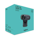 Logitech C310 HD Webcam, HD 720p/30fps, Widescreen HD Video Calling, HD Light Correction, Noise-Reducing Mic, for Skype, FaceTime, Hangouts, WebEx, PC/Mac/Laptop/MacBook/Tablet - Black