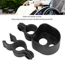 Cane Holder, Walking Stick Holder Crutches Stick Rack Bracket Accessories Rollator Mobility Aid Carrier Attachment for Elderly Walker Electric Wheelchair Users Drive Scooter Device