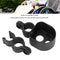 Cane Holder, Walking Stick Holder Crutches Stick Rack Bracket Accessories Rollator Mobility Aid Carrier Attachment for Elderly Walker Electric Wheelchair Users Drive Scooter Device